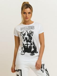 Dámské triko Babystaff Puppy - Bílé Velikost: L