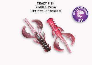 Crazy Fish - Nimble 6,5cm 7 ks Barva: 23 D