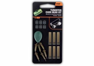 Fox - Návazce Set Pro Chod Rig Edges Tungsten Chod Bead Kit x 6 Beads / Buffer Sl