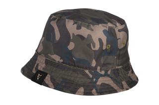 Fox - Oboustranný klobouk Khaki/Camo Reverse Bucket Hat