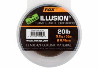 Fox - Vlasec EDGES Illusion Flurocarbon Leader 50 m nosnost: 13,6 kg, síla: 0,5 mm