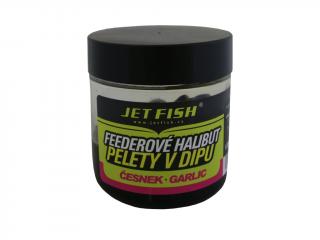 Jet Fish - Feederové halibut pelety v dipu 120g - 12mm příchuť: Chilli