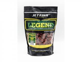 Jet Fish - Legend Range boilie  : KOŘENĚNÝ TUŇÁK - BROSKEV množství: 1 kg, průměr: 20 mm