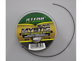 Jet Fish - Ztužená šňůrka 20m Black Mystic 25lb