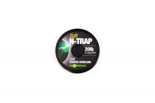 Korda - Ztužená šňůrka N-TRAP Soft 20 m Barva: Green, nosnost: 15 lb