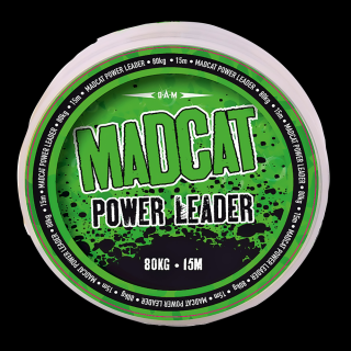 MADCAT - Návazcová šňůra Power leader 15m Hnědá Návin: 0,80 mm, nosnost: 80 kg, průměr: 0,80 mm