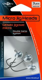 Mikado - Jigové hlavičky MIKRO BN 2g   - balení 3 ks velikost háčku: 1