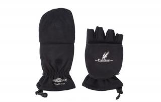 Mikado - Rybářské rukavice fleecové POLAR černé Velikost: L