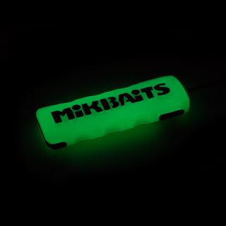 Mikbaits - Boilie jehla Extra Heavy GLOW bílá bez zobáčku svítící