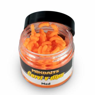 Mikbaits - Červi v dipu 50ml - všechny druhy druh: Med