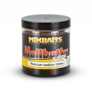 Mikbaits - Halibutky v dipu 250ml  Španělský Halibut 22mm