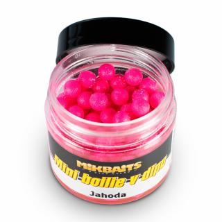 Mikbaits -  Mini boilie v dipu 50ml - všechny druhy druh: Jahoda