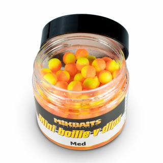 Mikbaits -  Mini boilie v dipu 50ml - všechny druhy druh: Med