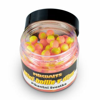 Mikbaits -  Mini boilie v dipu 50ml - všechny druhy druh: Pikantní švestka