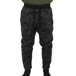Mikbaits  - Tepláky Black Camou Jogger Sherpa Velikost: XL