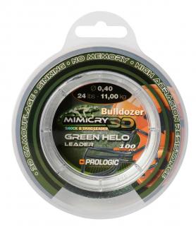Prologic - Šokový vlasec Mimicry Green Helo Leader 100m nosnost: 11 kg, síla: 0,40 mm