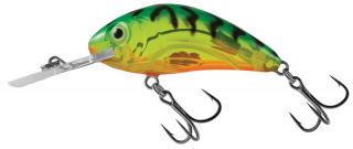 Salmo -  Rattlin'Hornet Clear  4,5 cm Floating Barva: Hot Green Tiger