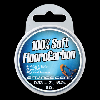 Savage Gear - Soft Fluoro Carbon nosnost: 12,30 kg, síla: 0,46 mm