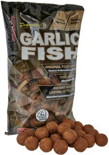 Starbaits - Garlic Fish Boilie potápivé množství: 1 kg, Velikost: 24 mm