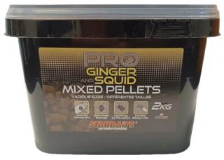 Starbaits - Pro Ginger Squid Pelety Mixed 2kg