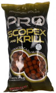 Starbaits - Probiotic  Scopex & Krill  Boilie potápivé množství: 1 kg, Velikost: 14 mm