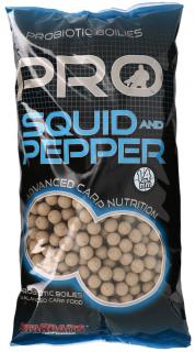 Starbaits - Probiotic Squid & Pepper  Boilie potápivé množství: 2,5 kg, Velikost: 20 mm