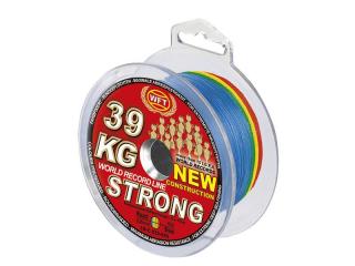 WFT -  Šňůra KG STRONG Multicolor 300 m nosnost: 39 kg, síla: 0,25 mm