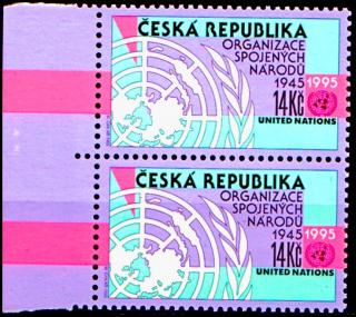 50.výročí založení OSN (STH - 2 zn. ZP 11 + 16) (ČESKÁ REPUBLIKA)