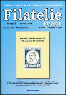 Časopis  Filatelie 10 / 2020 (Říjen 2020)