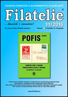 Časopis  Filatelie 11 / 2016 (Listopad 2016)
