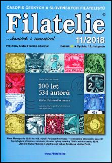 Časopis  Filatelie 11 / 2018  (Listopad 2018)