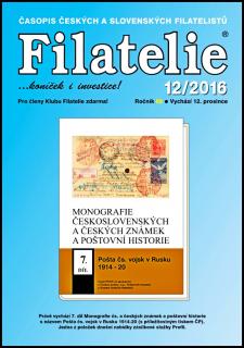 Časopis  Filatelie 12 / 2016 (Prosinec 2016)