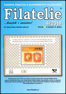 Časopis  Filatelie 4 / 2019 (Duben 2019)