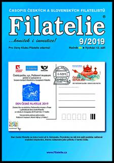 Časopis  Filatelie 9 / 2019 (s přílohou emisního plánu zn. 2019 - I. pololetí)  (Září 2019)