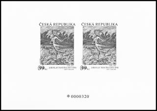 Česká republika 2022 (ročníkové album s černotiskem- nový oranžový  přebal alba) (ČESKÁ REPUBLIKA)