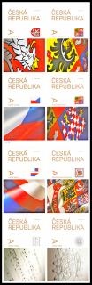 Tematický komplet - Státní symboly (+ vložený samolepící známkový sešitek) (ČESKÁ REPUBLIKA )