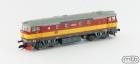 Motorová lokomotiva 749 134 Bardotka, ČD, TT 1:120
