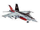 Set F/A-18E Super Hornet, 1:144, obsahuje barvy, štětec, lepidlo