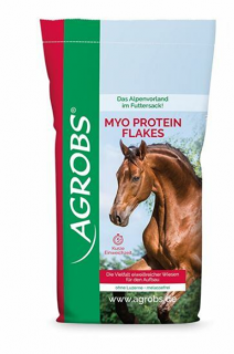 AGROBS - Myo Protein Flakes - Proteinové vločky (Vlákninové krmivo pro koně s vysokými požadavky na bílkoviny)