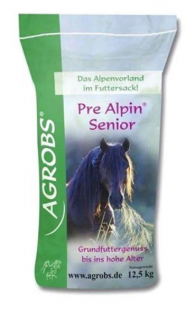 AGROBS - Pre Alpin Senior - Pro koňské seniory (Bez plísní a prachu, vhodné pro citlivé a dušné koně)
