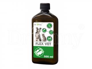 Dromy - Flex Vet 500 ml (Tekutý liquid s vysokým obsahem účinných látek, pro podporu vazů, šlach a svalů.)
