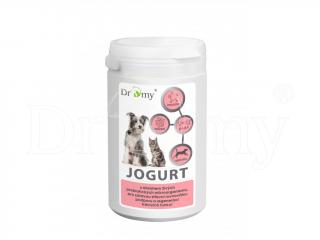 Dromy - Jogurt pro psy a kočky s probiotiky 800g (Živý probiotický jogurt je doplňkové krmivo pro výživu při poruchách trávení, psů i koček.)