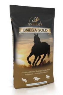 Energys - Omega Gold se Spirulinou 15 kg (Unikátní krmivo pro všechny kategorie koní)