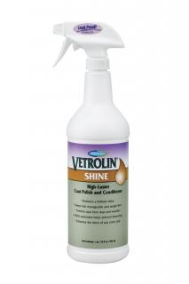 Farnam - Vetrolin Shine 946ml (Kvalitní lesk na srst, hřívu a ocas na bázi kondicionérů.)