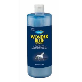 Farnam - WONDER BLUE™ SHAMPOO S ALOE VERA 946 ml (Šampon s Aloe Vera na suchou srst a lupy. Bohatě pění a zvlhčuje. Koncentrovaný)