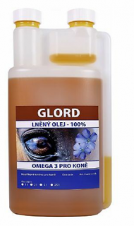Glord - Lněný olej 1 l (Speciálně vyvinutý pro sensitivní koňský organismus)