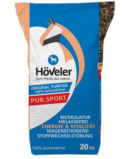 Höveler - PUR Sport 20 kg  (směs bohatá na energii pro koně s metabolickými problémy)