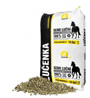 LUČENKA - Granulované seno 15 kg (Přírodní objemové krmivo)