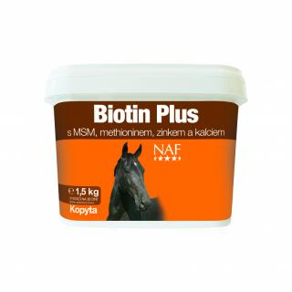 NAF - Biotin plus pro zdravá kopyta 1,5kg (kyblík 1,5 kg)