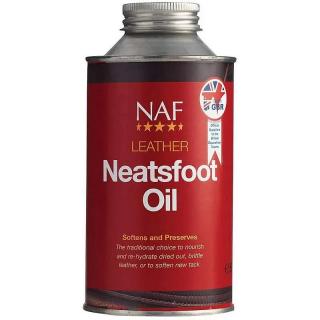 NAF - Neatsfood oil špičkový olej pro dlouhodobý lesk, pružnost a trvanlivost vašeho koženého vybavení (Láhev, 500 ml)